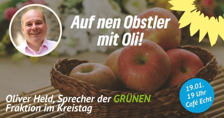 Auf nen Obstler mit Oli